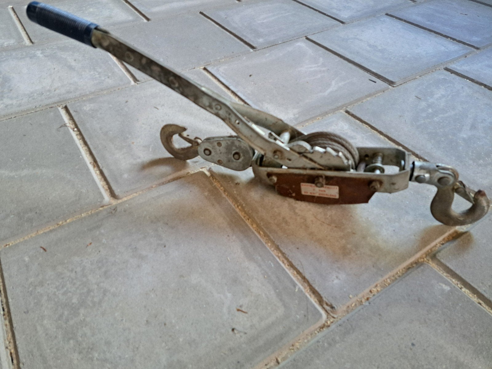 Draadspanner, Ophalen