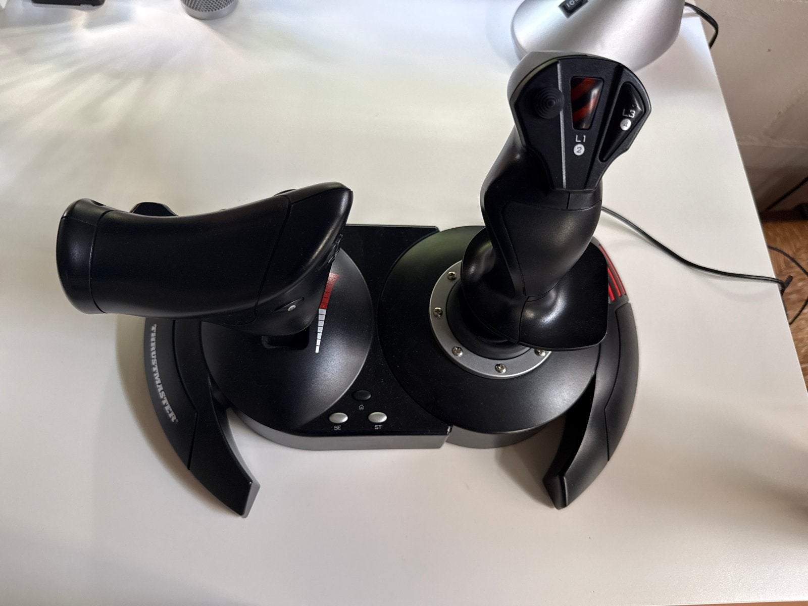 Thrustmaster T.Flight Hotas X Joystick voor PC/PS3, Gebruikt, Force feedback, Ophalen of Verzenden, Thrustmaster