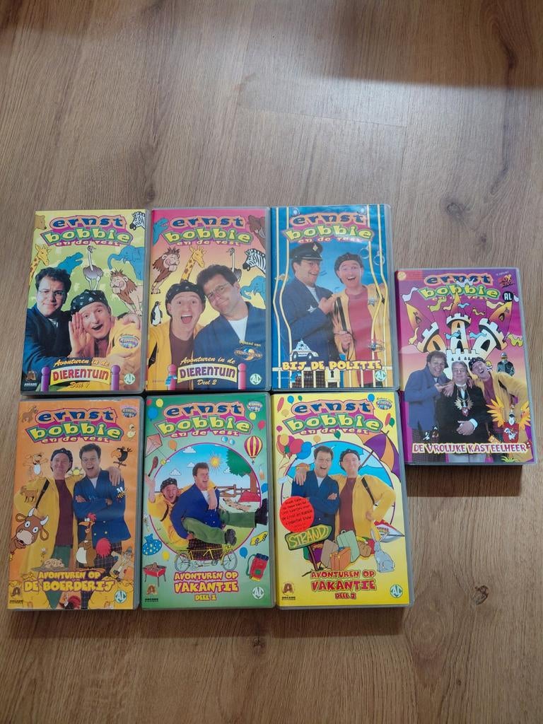 Ernst, Bobbie En De Rest Videoband Verzameling., Cd's en Dvd's, VHS | Kinderen en Jeugd, Alle leeftijden, Ophalen of Verzenden