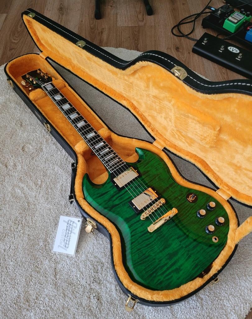 Gibson SG Custom Shop Green Widow (Limited Edition), Muziek en Instrumenten, Snaarinstrumenten | Gitaren | Elektrisch, Ophalen of Verzenden