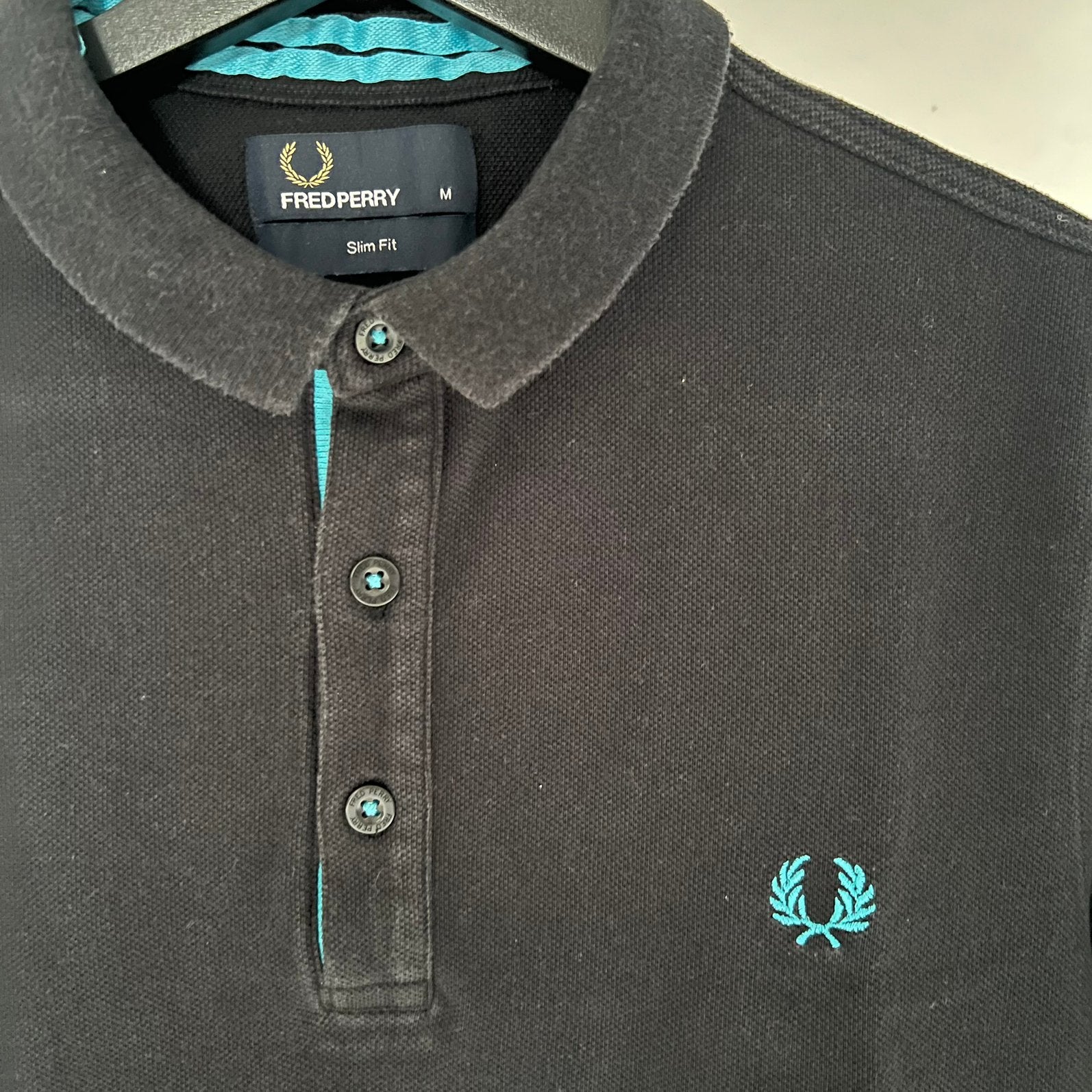 Fred Perry Polo, Kleding | Heren, Verzenden, Zo goed als nieuw, Maat 48/50 (M), Zwart