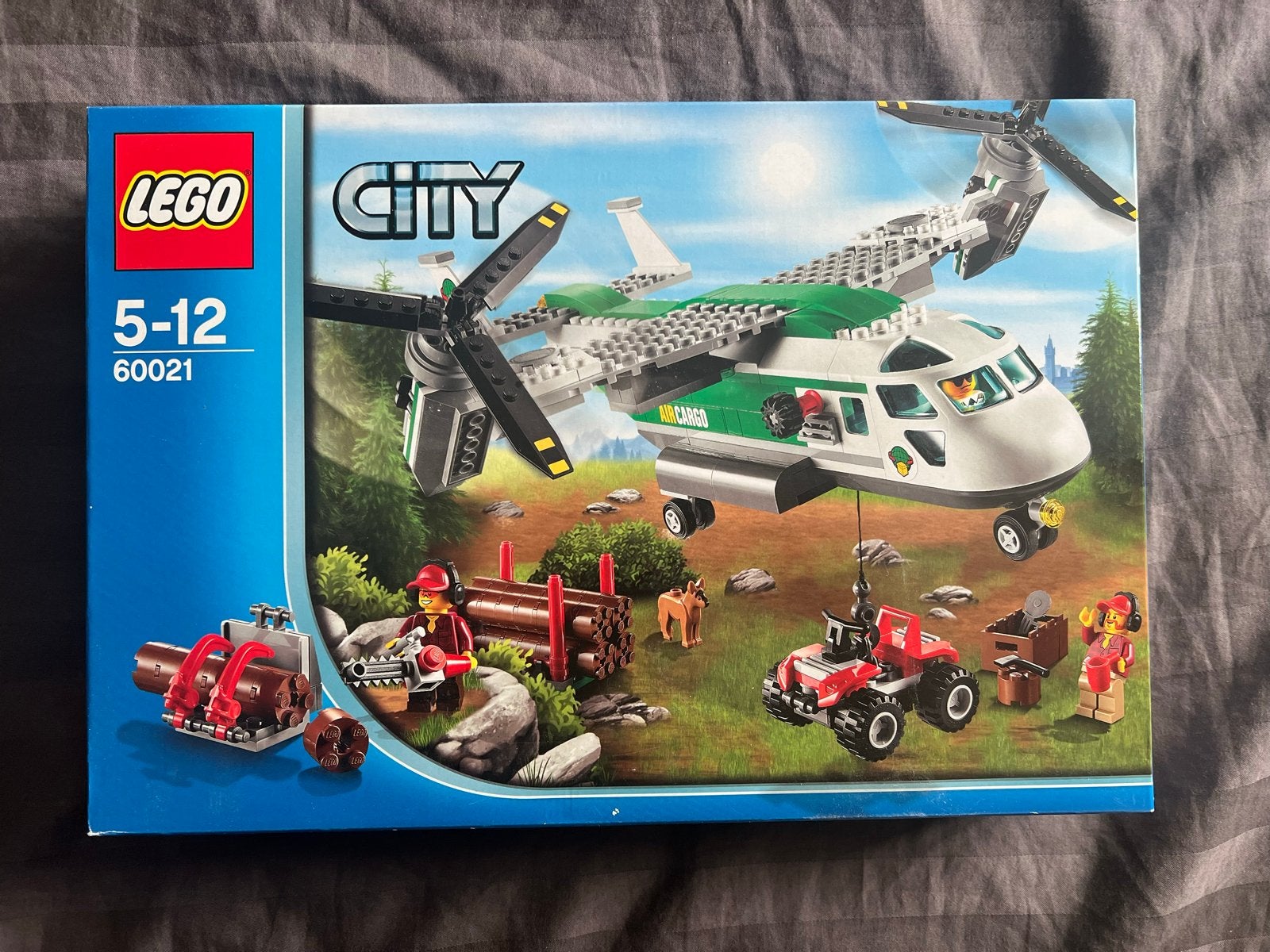 Lego City 60021 - Cargo Heliplane - Nieuw in doos, City, Inclusief doos, Lego, Nieuw