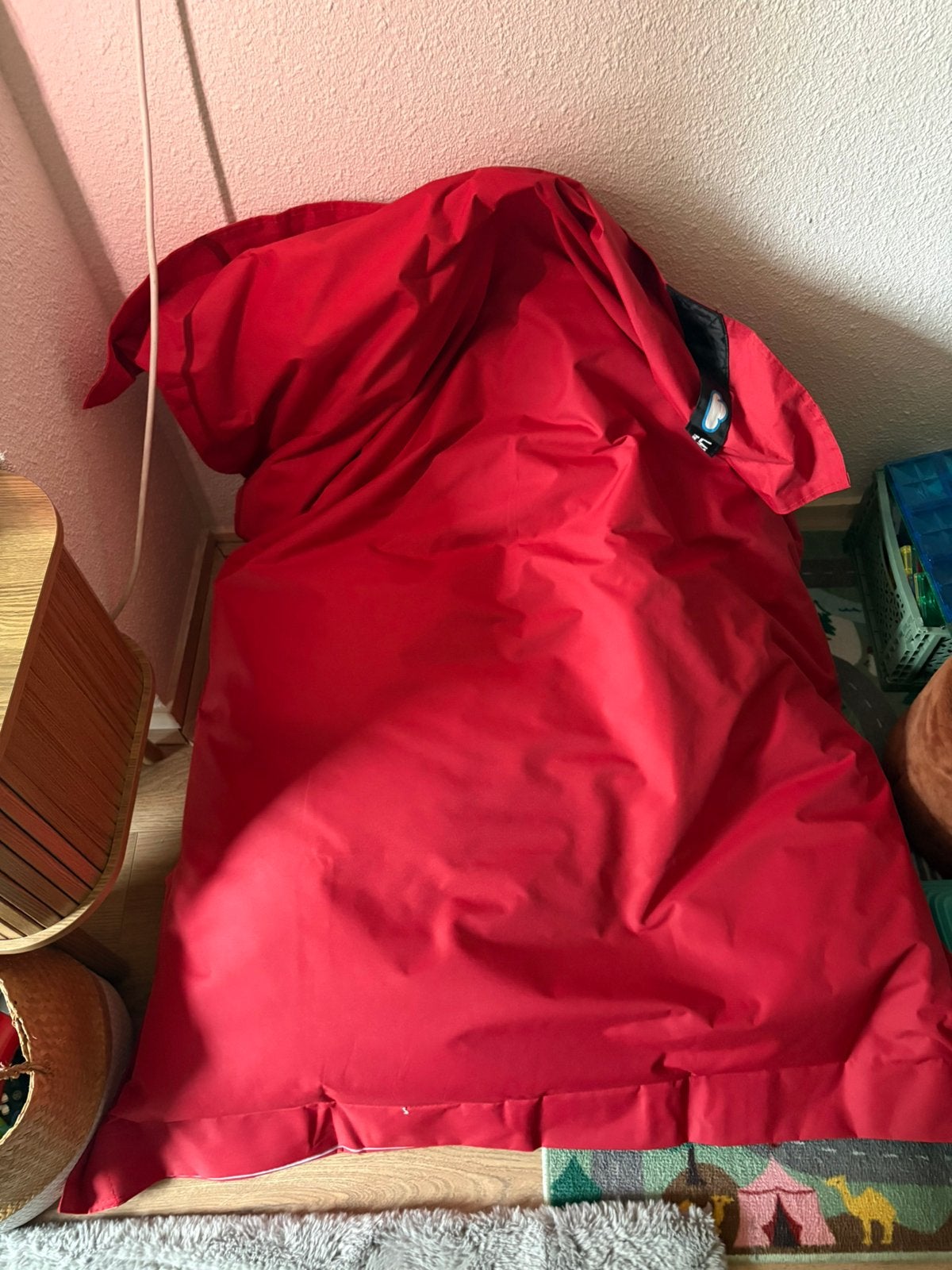 Lazy bag xl, Ophalen, Zo goed als nieuw, Rood