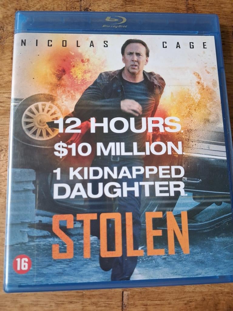 Stolen Blu-ray met Nicolas Cage, Cd's en Dvd's, Blu-ray, Ophalen of Verzenden, Zo goed als nieuw, Actie