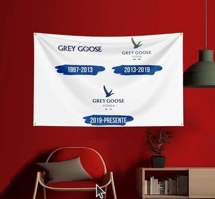 Grote vlaggen Grey Goose (150x90cm), Ophalen of Verzenden, Nieuw