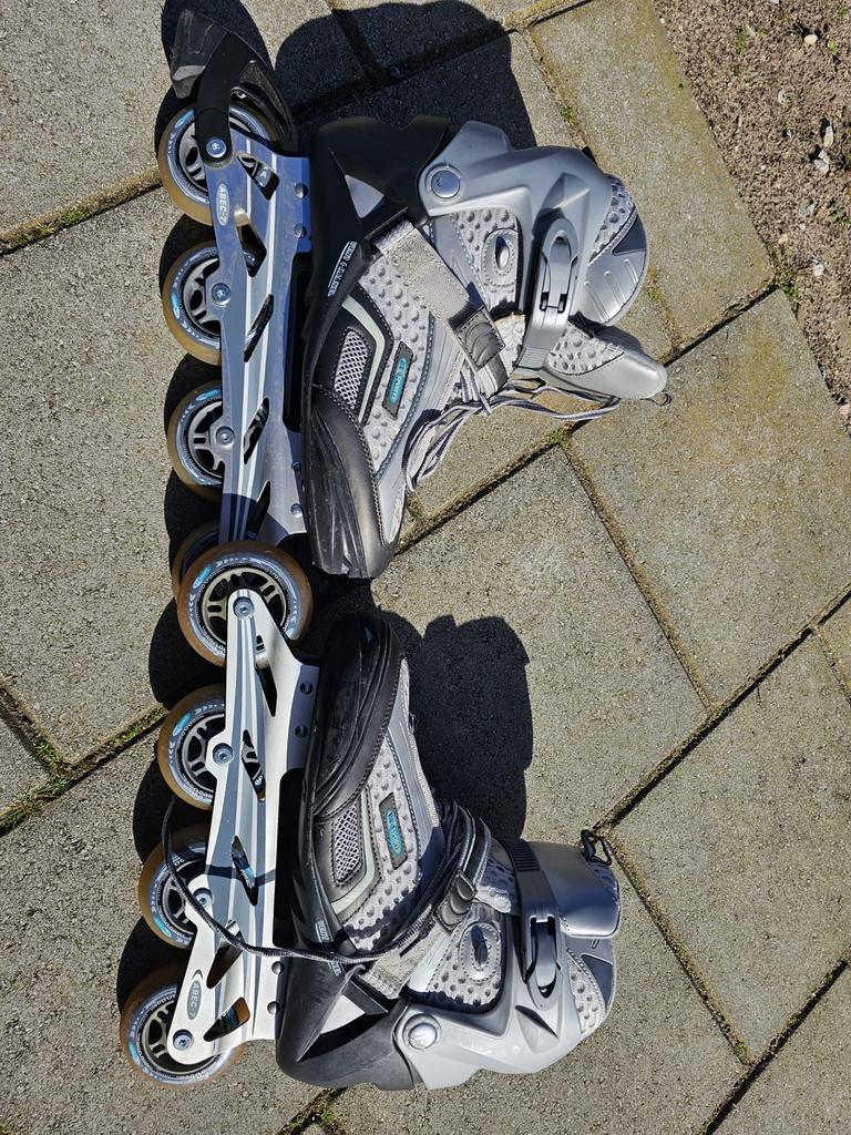 HY Sports Skeelers zwart grijs maat 44, Sport en Fitness, Overige merken, Gebruikt, Heren, Ophalen of Verzenden