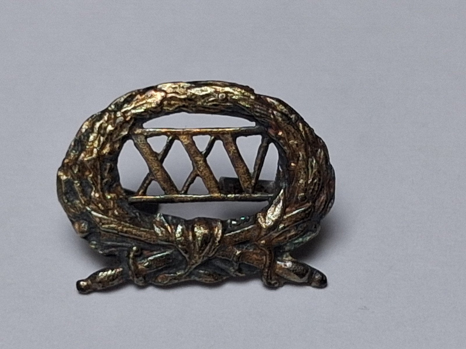 Originele Antieke XXV Jaarkrans Officierskruis  Intact, Verzamelen, Ophalen of Verzenden, Nederland