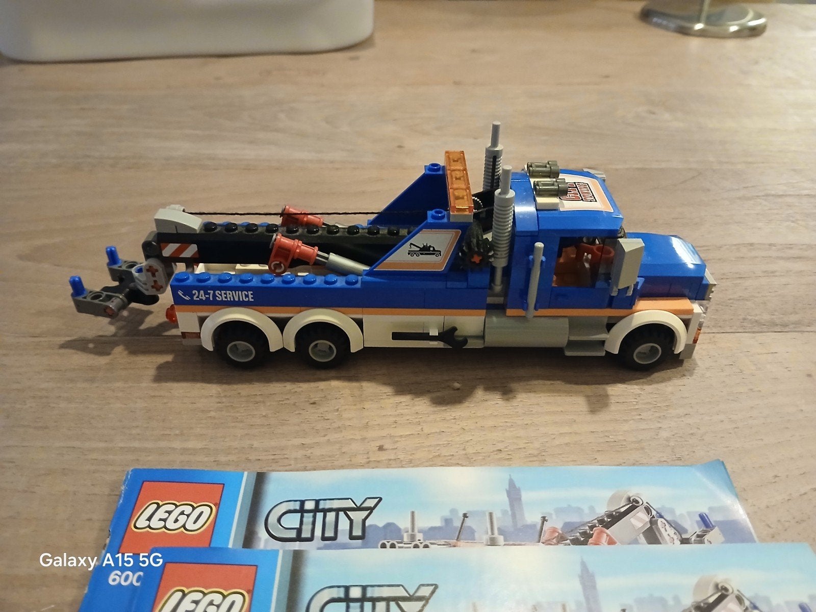 Lego City Takelwagen 60056 compleet met boekje, Kinderen en Baby's, Lego, Inclusief instructies, Ophalen of Verzenden, Complete set