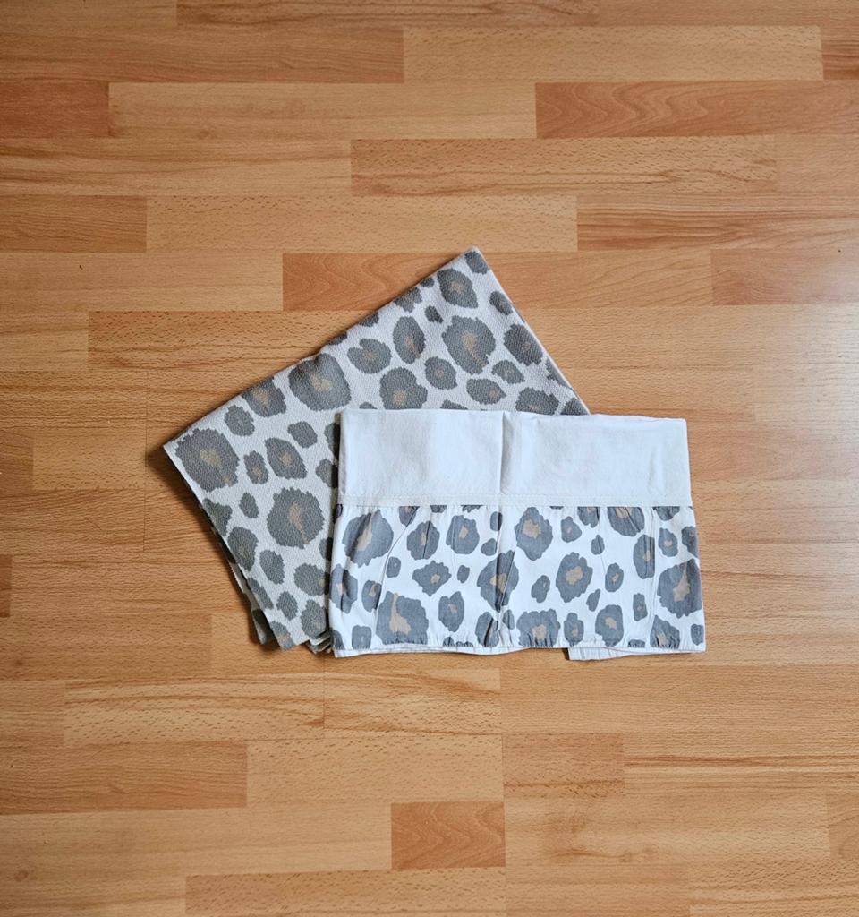 Jaguar print wieg deken en laken, Kinderen en Baby's, Kinderkamer | Beddengoed, Gebruikt, Jongetje of Meisje, Overige typen, Ophalen of Verzenden