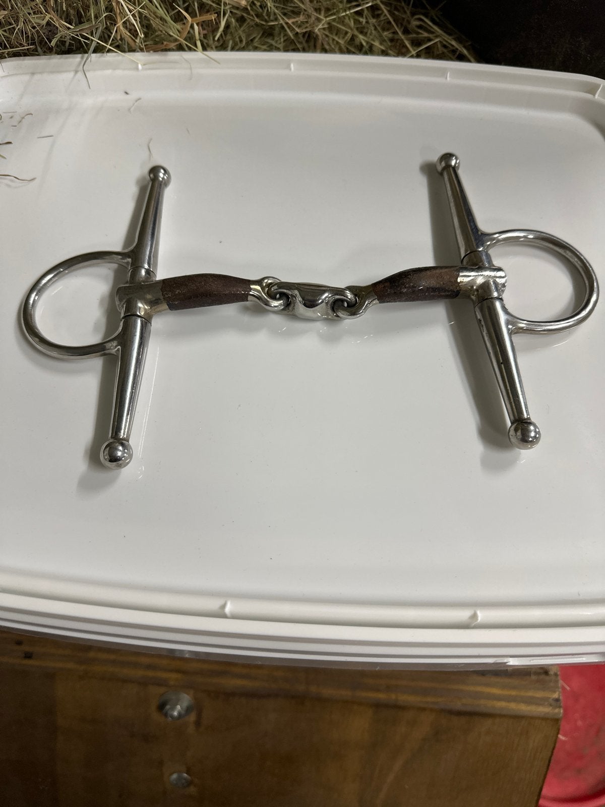 Velari Dubbelgebroken Kneveltrens Sweet Iron maat 13.5, Dieren en Toebehoren, Ophalen of Verzenden, Zo goed als nieuw, Dressuur