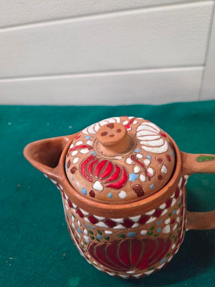 theepot terracotta, Ophalen of Verzenden, 'T Olde Gre-j, Info@toldegrej.nl, Endepoelstraat 20f Didam