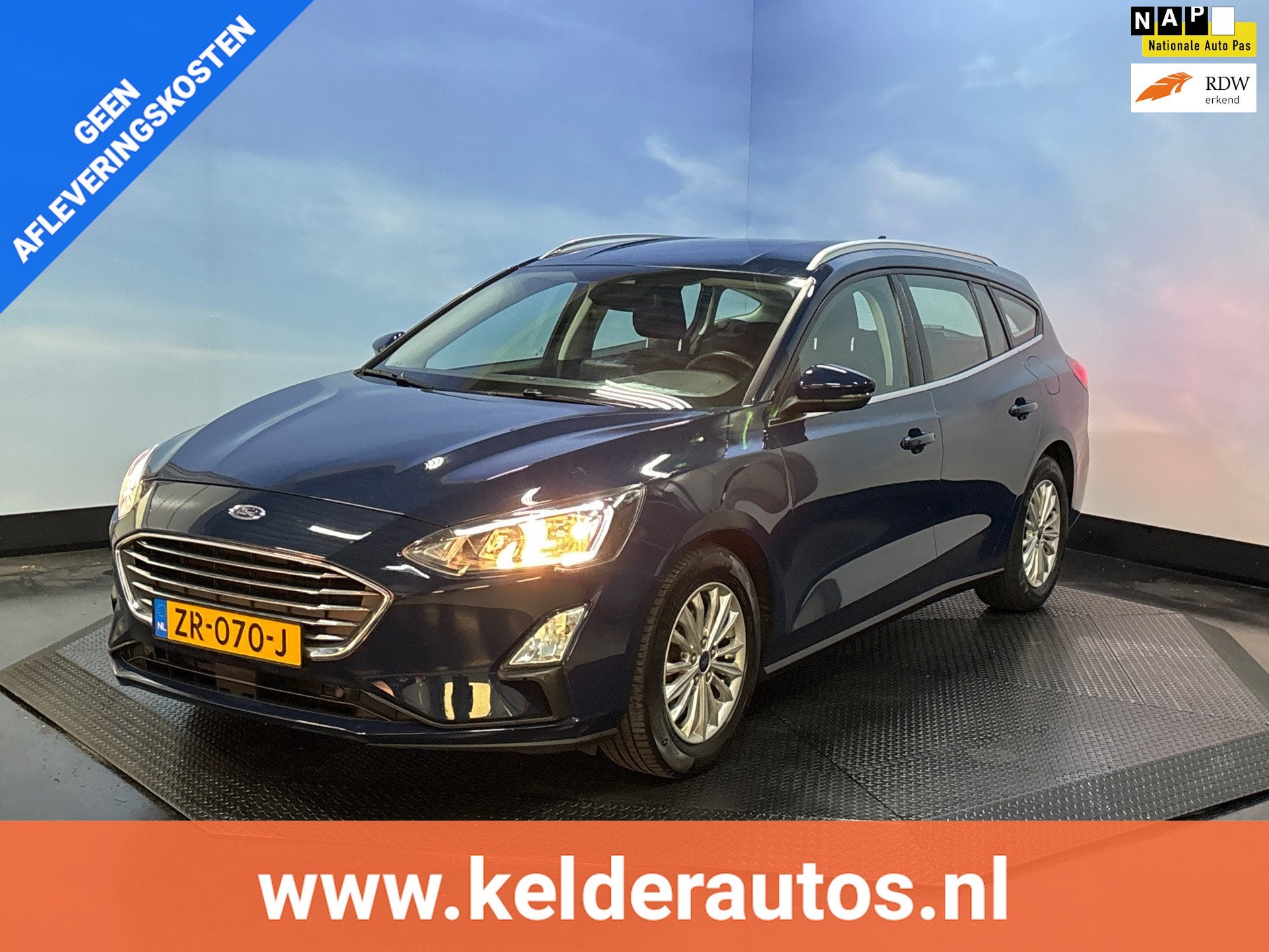 Ford Focus Wagon 1.0 EcoBoost Titanium Business Navi | Clima, Gebruikt, Euro 6, Origineel Nederlands, Onderhoudsboekje