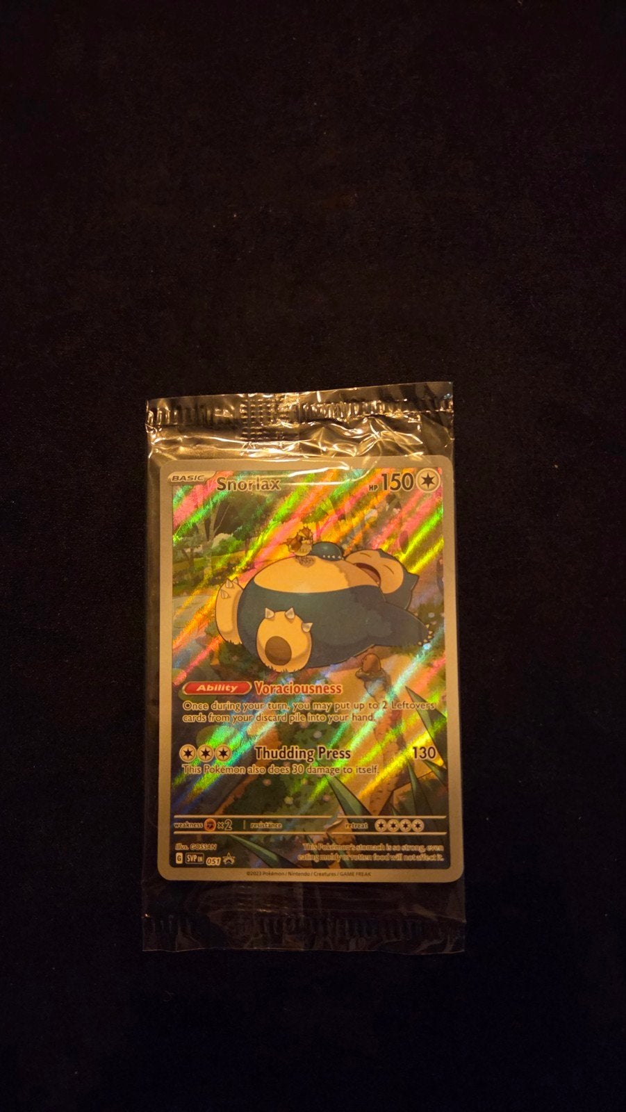 Pokémon Snorlax Promo sealed, Ophalen of Verzenden, Nieuw, Losse kaart