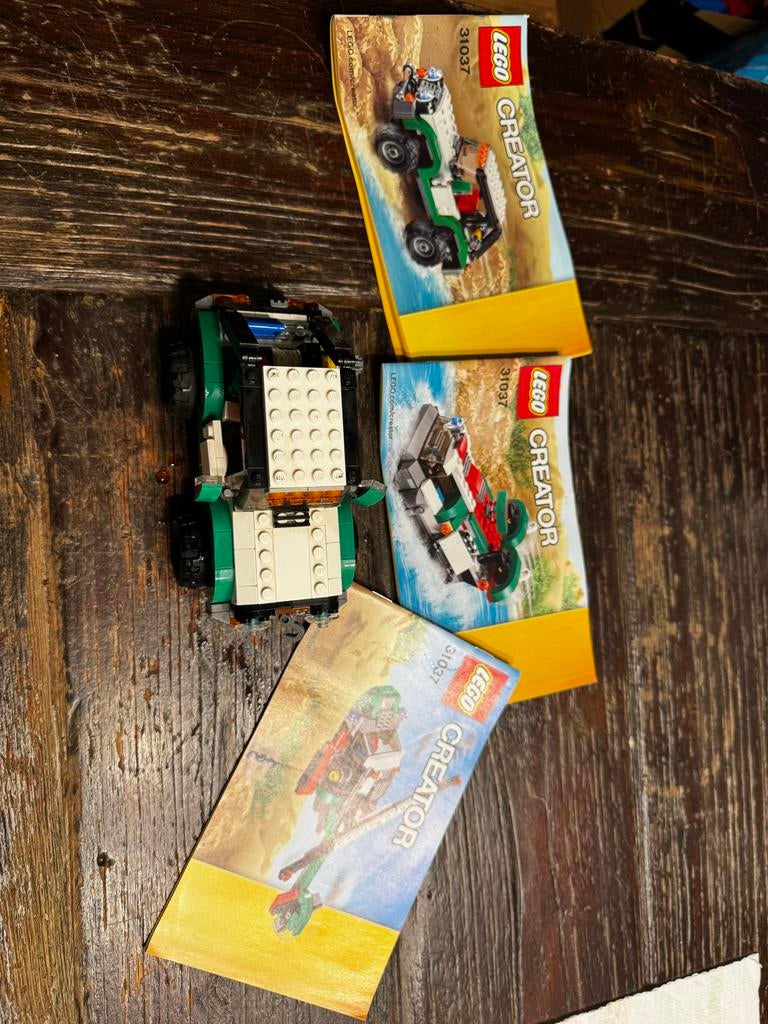 LEGO Creator 31037 Avontuurlijke Voertuigen 3-in-1, Gebruikt, Lego, Ophalen of Verzenden, Compleet