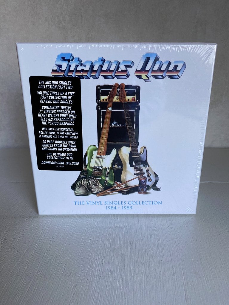 Status Quo ‎- Vinyl Singles Collection 84-89 - Box 12 x 7"es, 7 inch, Ophalen of Verzenden, Geseald, EP