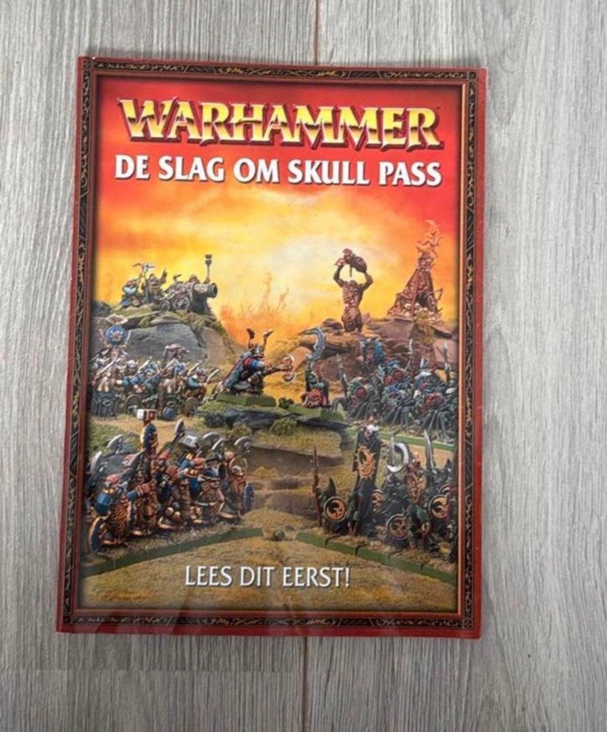 Warhammer de slag om skullpass, Ophalen of Verzenden, Zo goed als nieuw, Warhammer, Boek of Catalogus