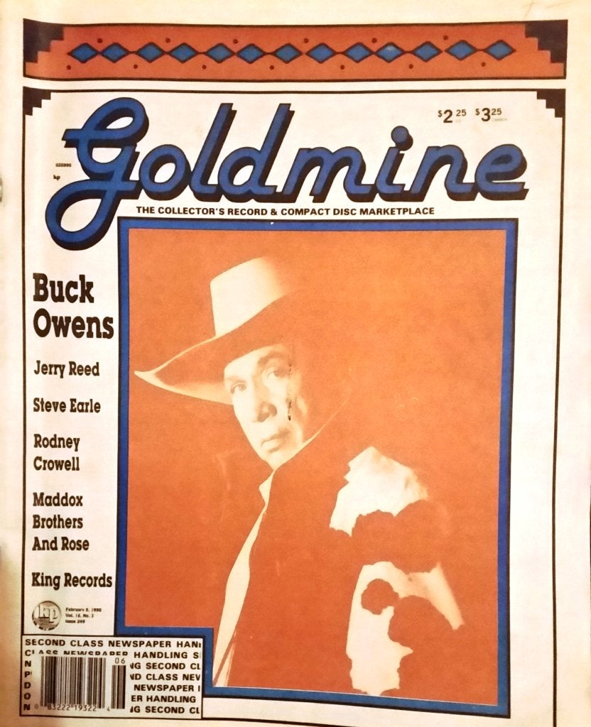 Goldmine:# 249 van 9 februari '90 met Buck Owens Ringo Starr, Ophalen of Verzenden, Zo goed als nieuw, Boek, Tijdschrift of Artikel