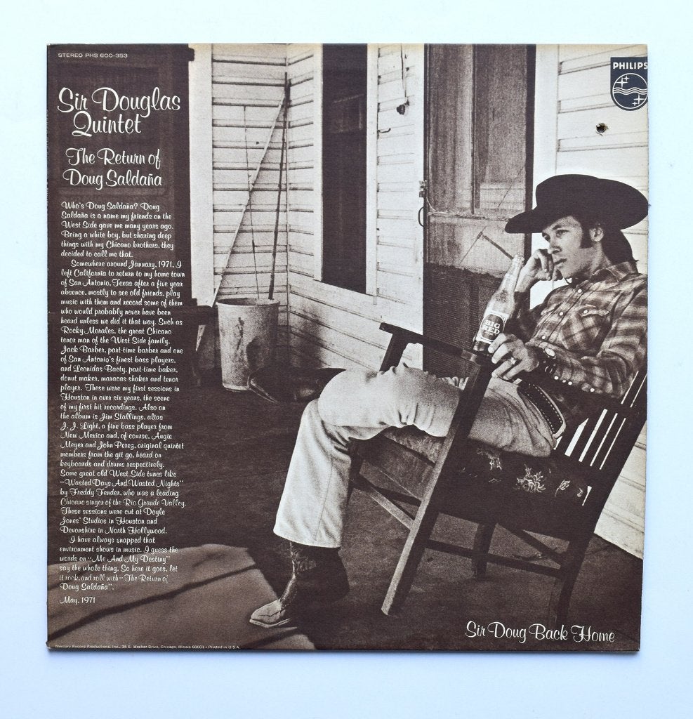 Sir Douglas Quintet , The Return Of Doug Saldana,Vinyl, 1971, LP, Rock, Verzenden, Originele persing