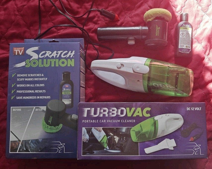 Autoreinigingsset: TurboVac Stofzuiger & Scratch Solution, Ophalen of Verzenden