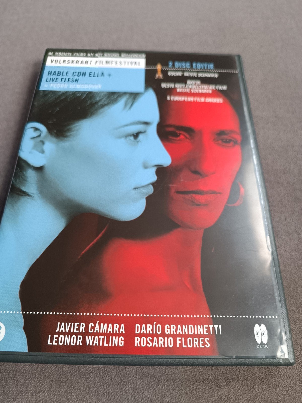 Hable con Ella + live flesh - dvd, Vanaf 16 jaar, Ophalen of Verzenden, Zo goed als nieuw, Overige gebieden