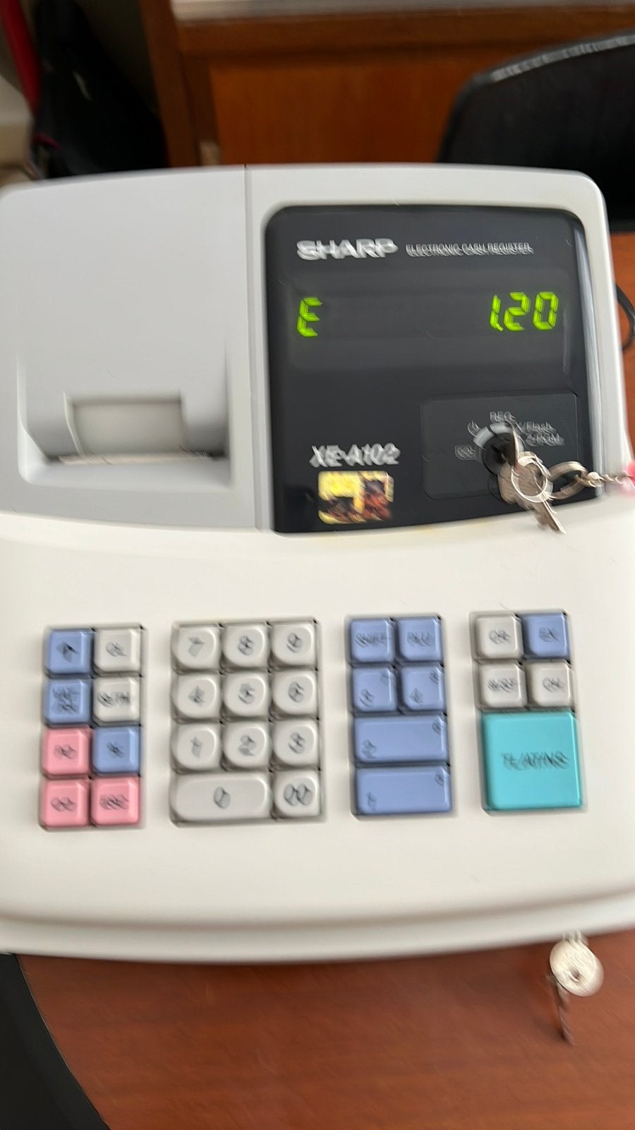 Sharp cassa, Ophalen, Gebruikt
