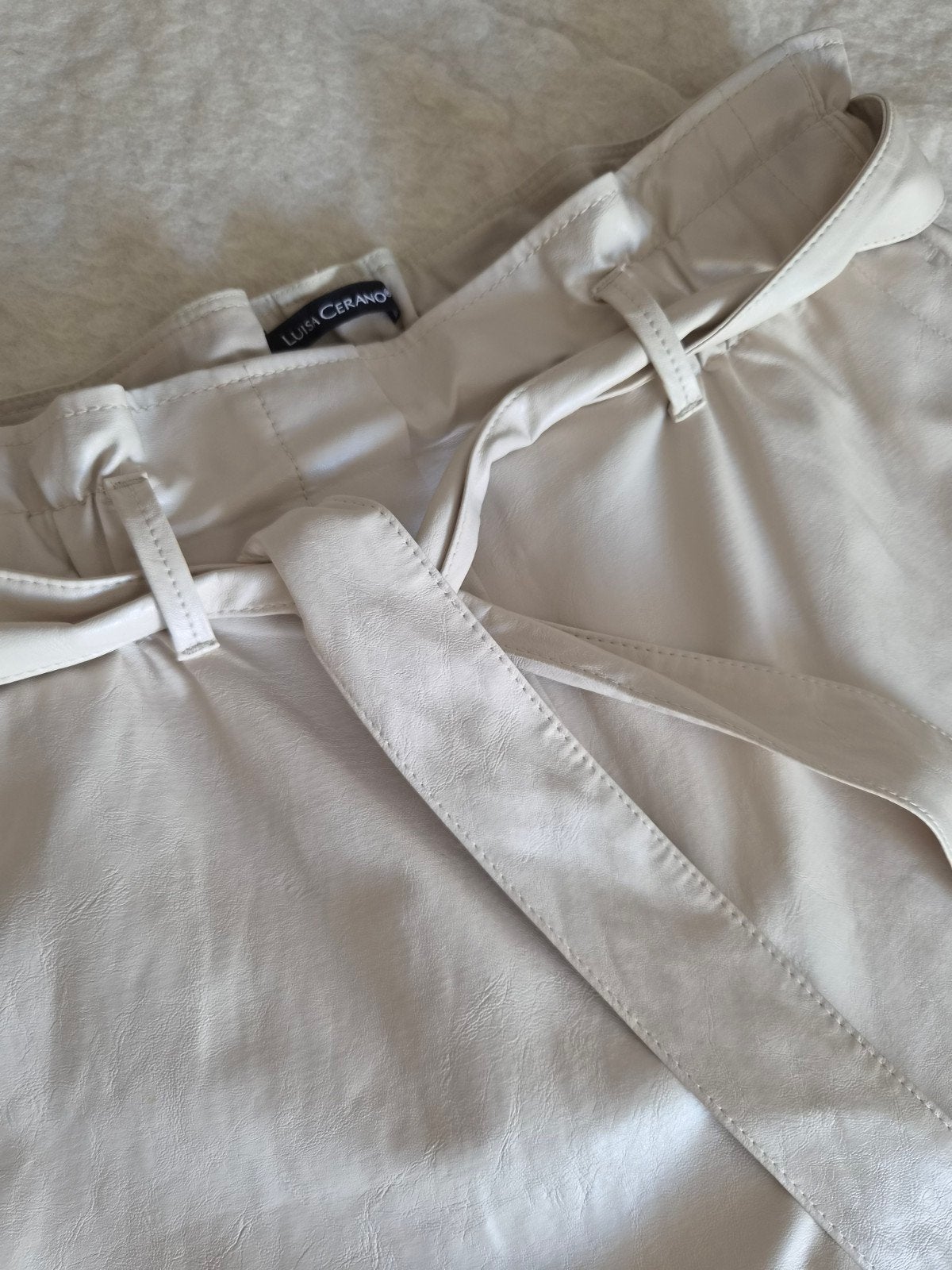 kunstleren broek  Luisa Cerano mt 40, Ophalen of Verzenden, Zo goed als nieuw
