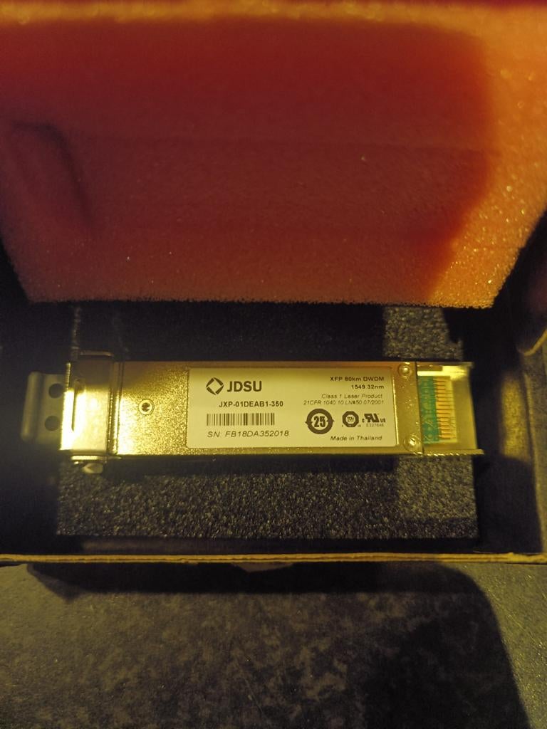 4x JDSU (Viavi) JXP-01DEAB1-350 10G XFP 80Km DWDM, Ophalen of Verzenden, Nieuw