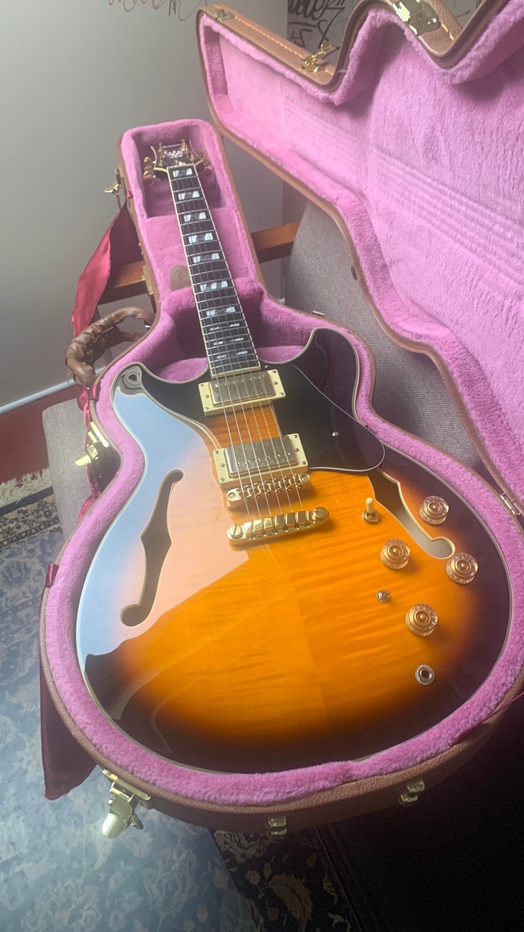 Ibanez JSM10 VYS John Scofield, Muziek en Instrumenten, Ophalen, Zo goed als nieuw, Semi-solid body, Ibanez