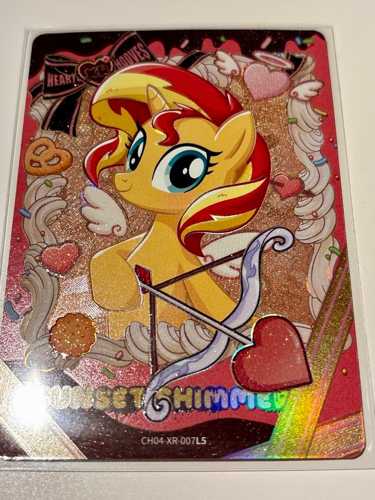My Little Pony Sunset Shimmer Kaart CH04-XR-007L5, Ophalen of Verzenden, Zo goed als nieuw