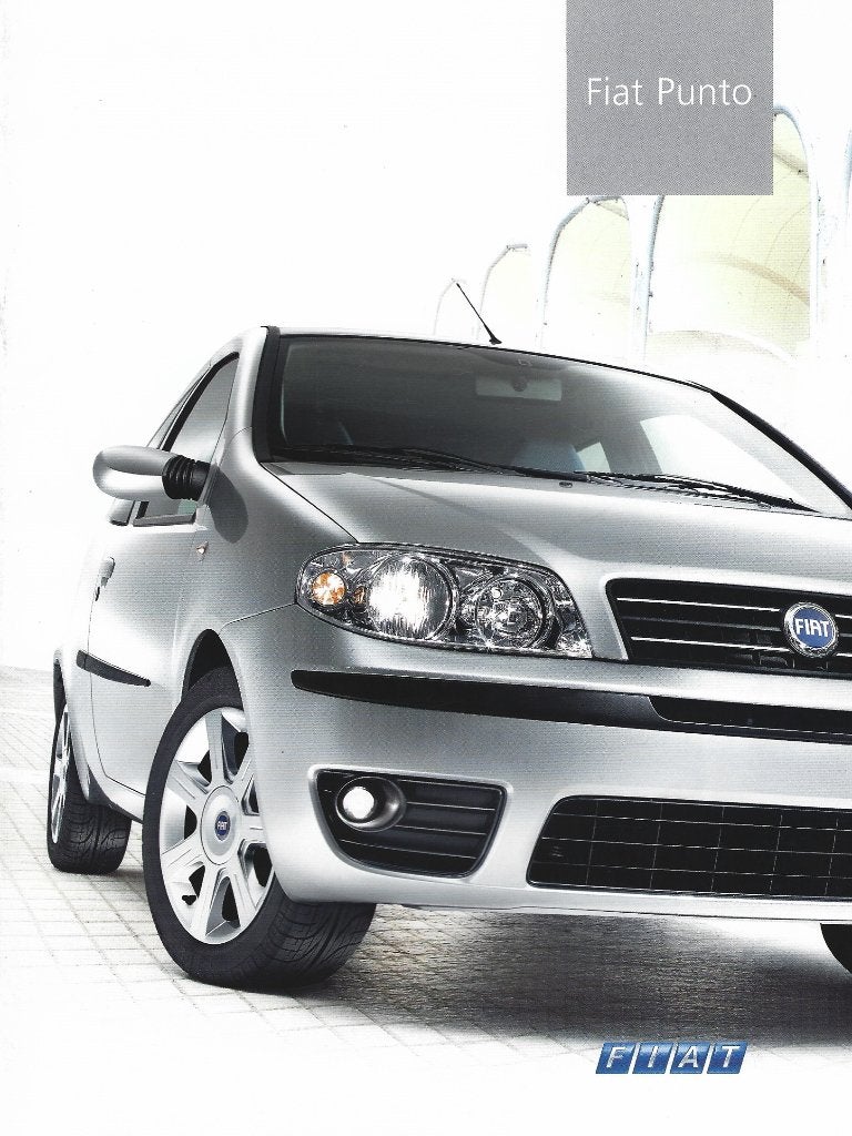 Brochure Fiat Punto 2003, Ophalen of Verzenden, Gelezen, Overige merken