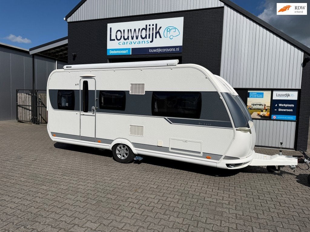 HOBBY De Luxe 495 UL ’14 (Mover, Enkele Bedden), Caravans en Kamperen, Rondzit, Hobby, 7 tot 8 meter, Bedrijf