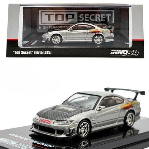 Nissan Silvia (S15) van Inno64 1/64 Top Secret, Ophalen of Verzenden, Nieuw, Auto