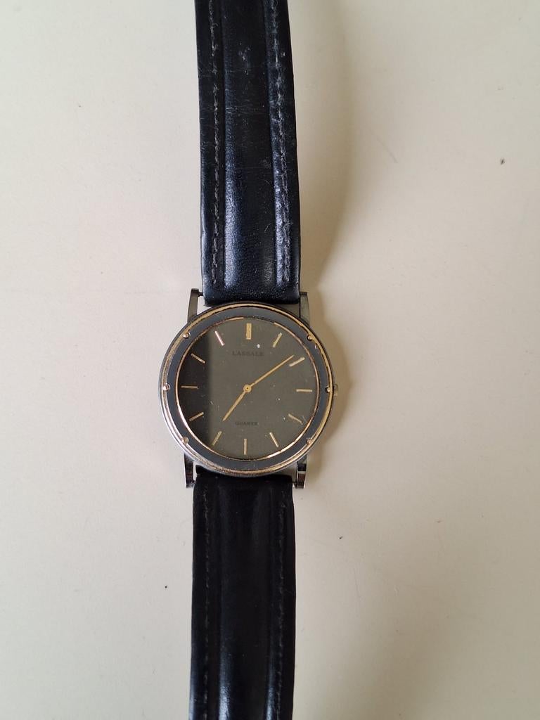 Vintage Lassale quartz horloge, Sieraden, Tassen en Uiterlijk, Horloges | Heren, Ophalen of Verzenden, Gebruikt, Overige merken