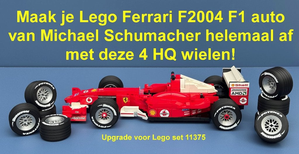 Custom HQ wielen om de Ferrari F2004 F1 auto te upgraden, Ophalen of Verzenden, Nieuw