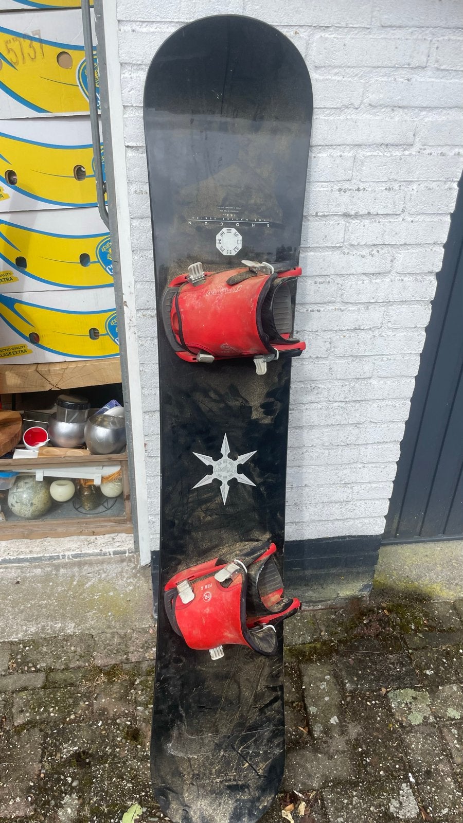 Snowboard Gun The Master Series 163cm met Flow bindingen, Sport en Fitness, Snowboarden, Ophalen of Verzenden, Gebruikt, Board