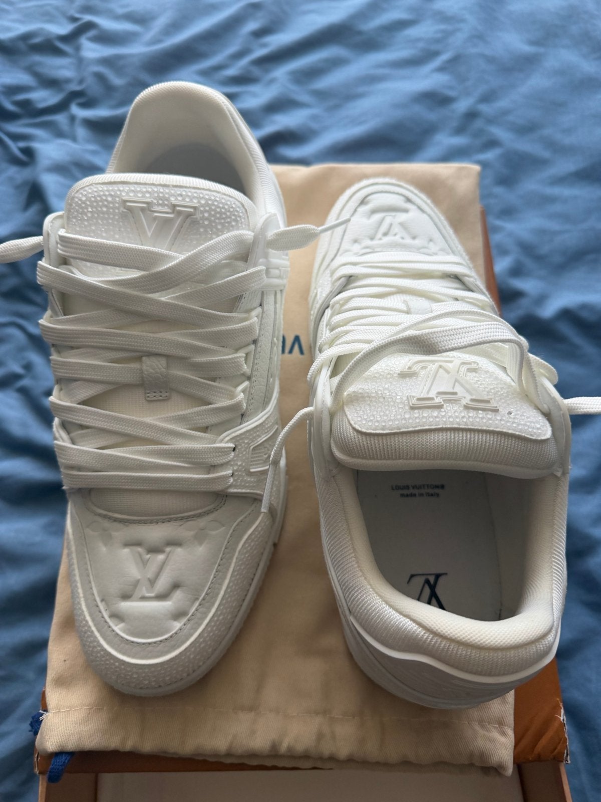 Louis Vuitton LV  Sneakers new, Ophalen of Verzenden, Zo goed als nieuw, Wit, Sneakers of Gympen