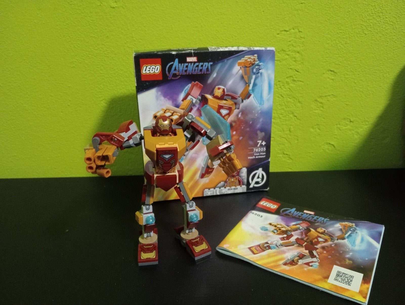 76203 Iron Man Mech Armour, Marvel, Lego, Nieuw, Ophalen of Verzenden