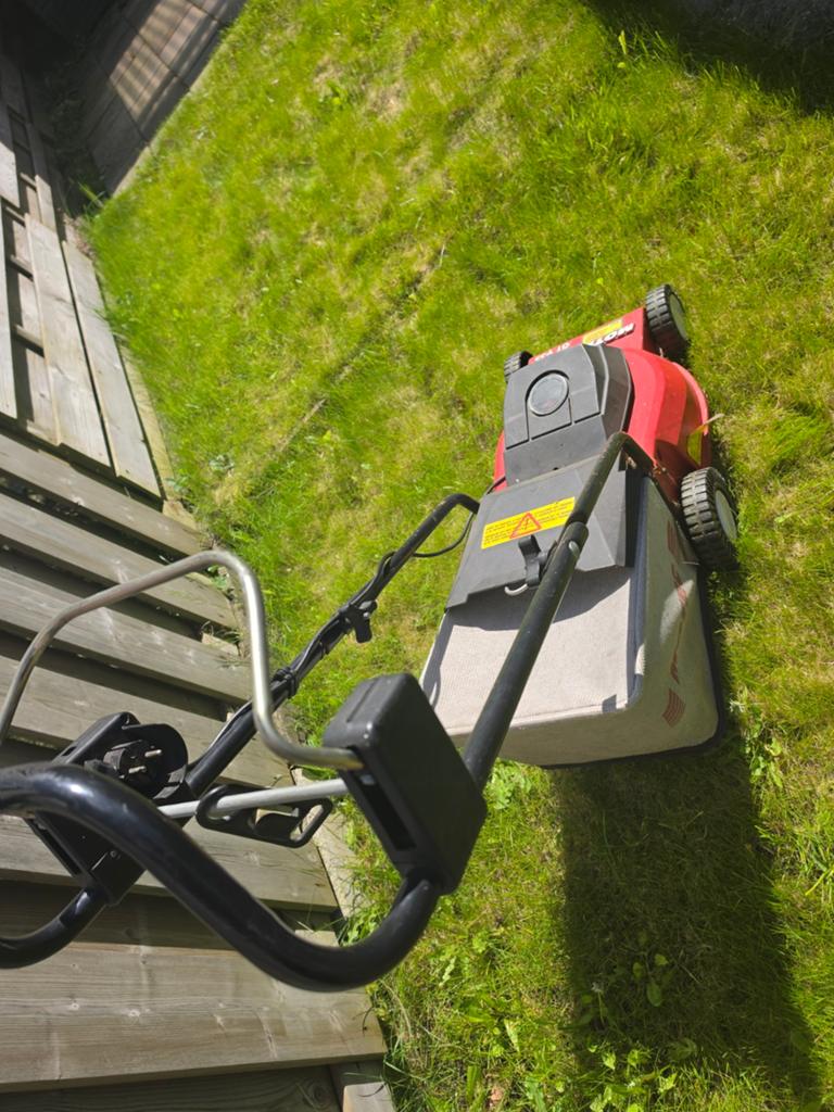 Grasmaaier  motec gt 935, Tuin en Terras, Grasmaaiers, Ophalen, Gebruikt
