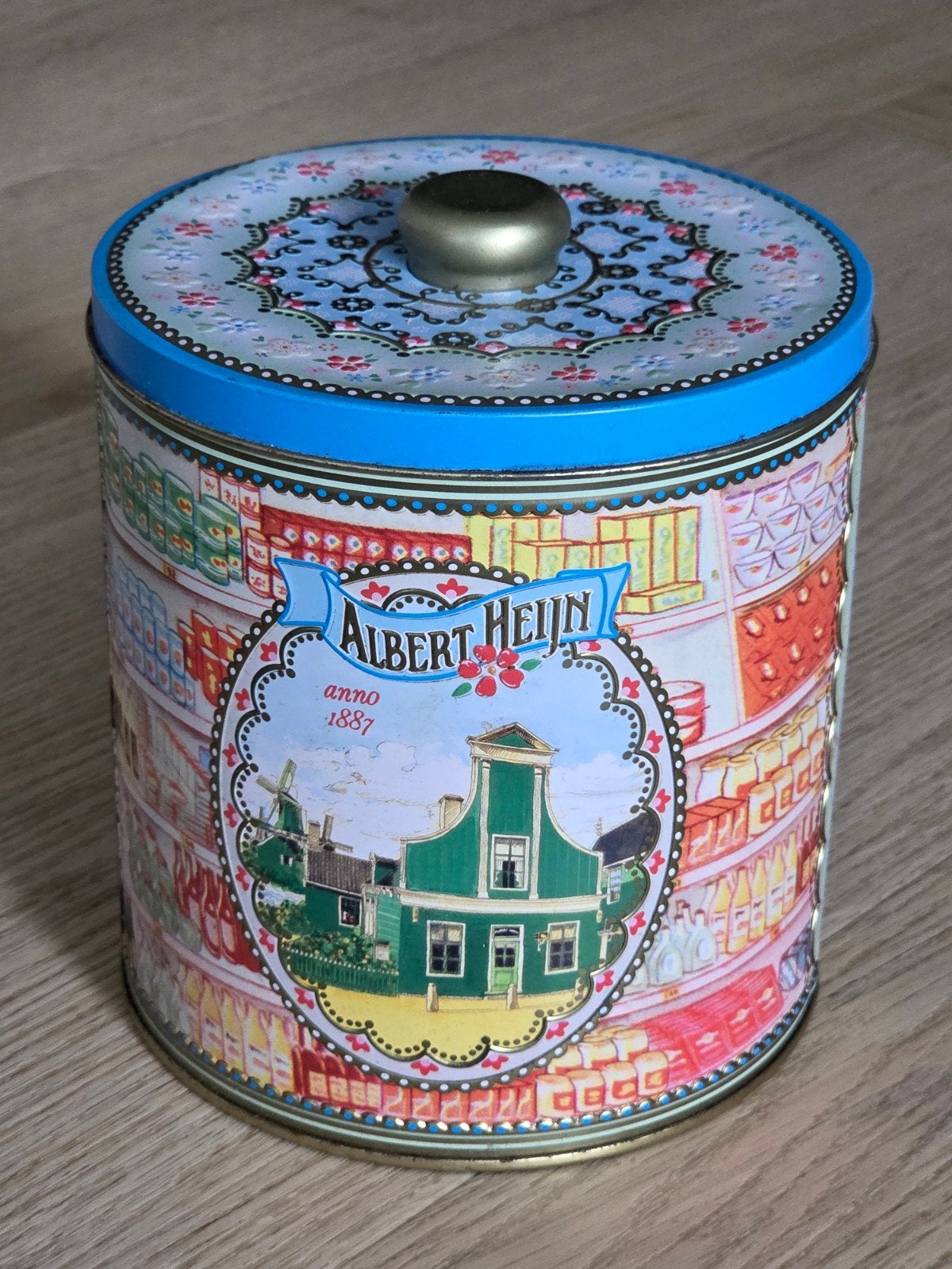 Albert Heijn jubileum voorraad blik 124 jaar, Ophalen of Verzenden