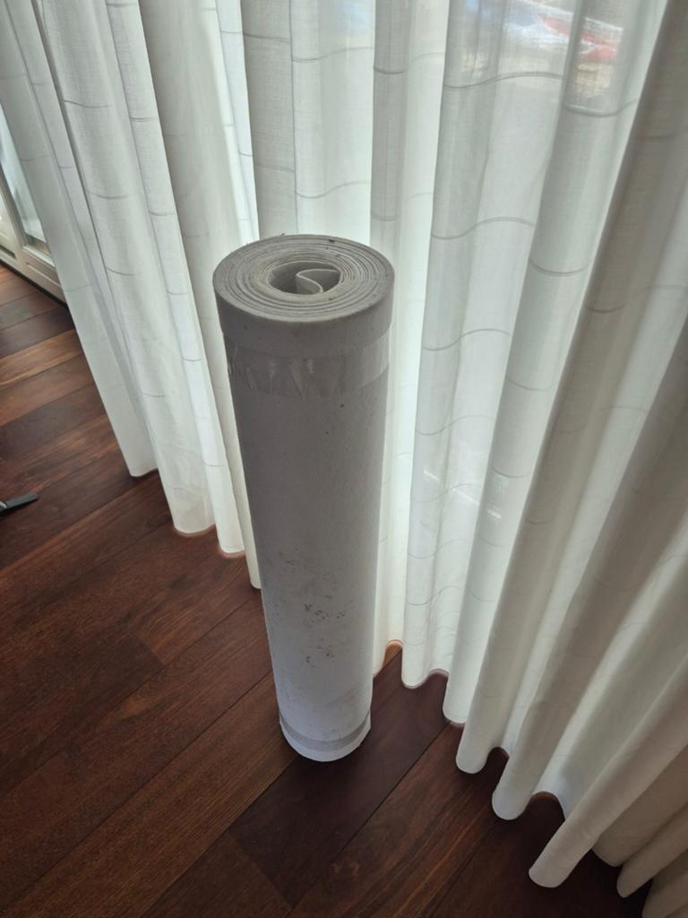 Witte loper voor bruiloft of evenement - gebruikt, Ophalen, Gebruikt, Wit, 200 cm of meer