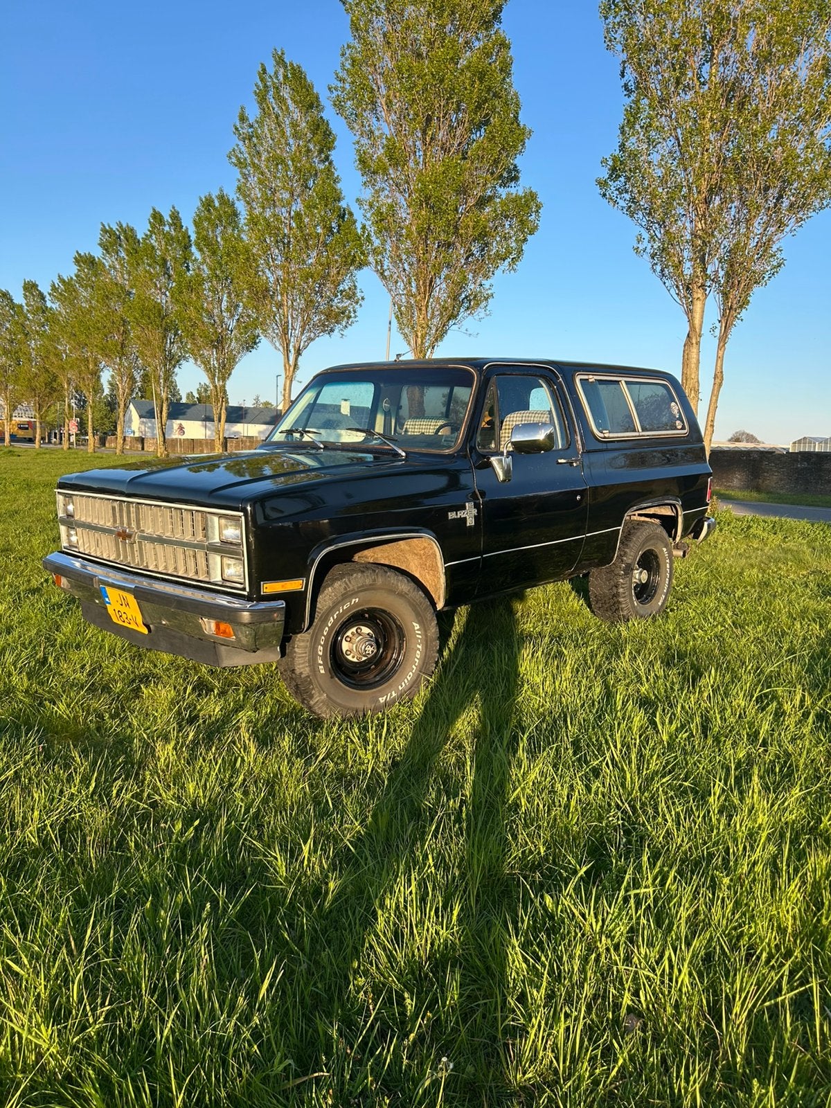 Chevrolet Blazer K5 5.0L V8, Auto's, Automaat, Zwart, Bruin, Particulier