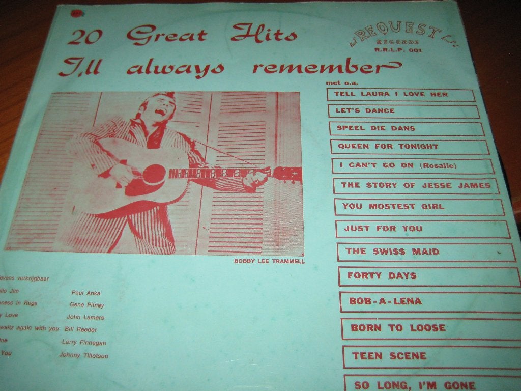 LP, 20 Great Hits, I`ll always remember (NO34), Ophalen of Verzenden, Zo goed als nieuw, 12 inch