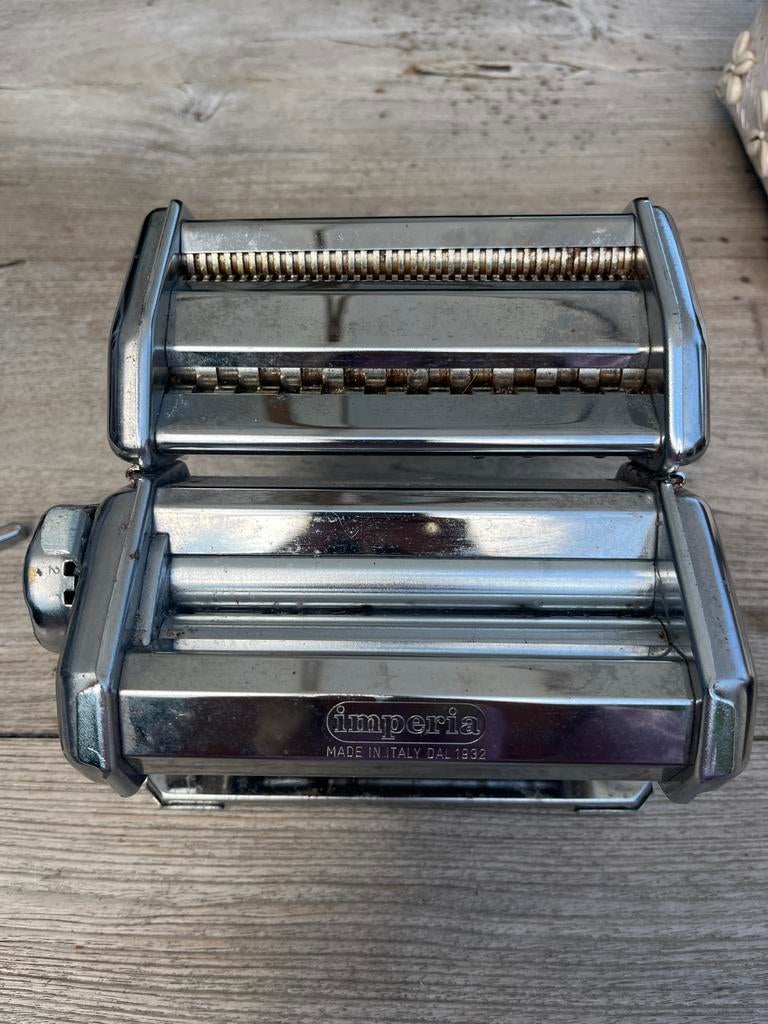 Imperia Pastamachine - Made in Italy, Zilver, Ophalen of Verzenden, Zo goed als nieuw, Metaal