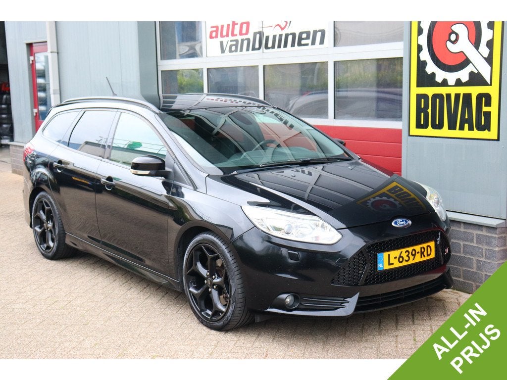 Ford FOCUS Wagon 2.0 EcoBoost ST-3 O.a: Leder, Stoelverw, Ca, Euro 5, Gebruikt, 4 cilinders, Zwart