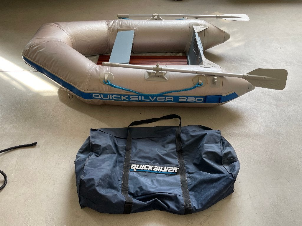 Quicksilver opblaasbare rubberboot / bijboot, Watersport en Boten, Rubberboten, Ophalen, Quicksilver, 2 m, PVC