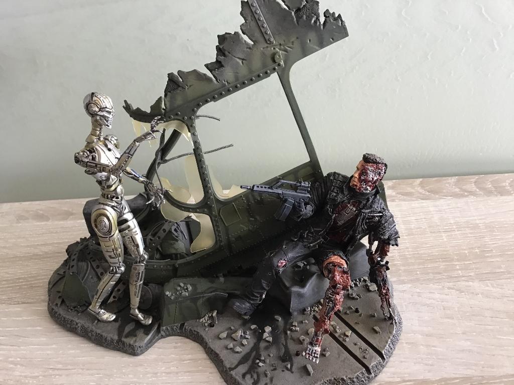 Terminator 3 hellicopter scene Verzendkosten 13€, Verzamelen, Ophalen of Verzenden, Zo goed als nieuw, Actiefiguur of Pop