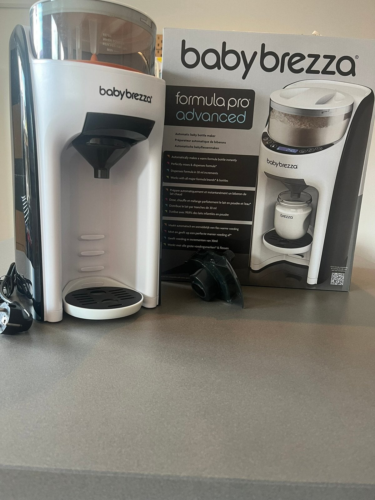 Baby brezza + extra trechter, Kinderen en Baby's, Ophalen of Verzenden, Gebruikt, Overige typen