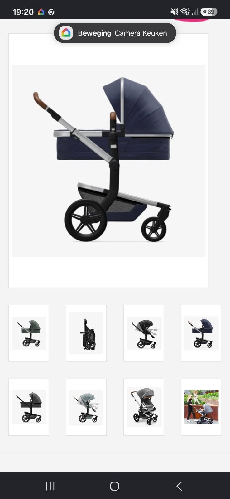 Joolz Day plus Combiwagen met reiswieg en autostoeltje, Kinderen en Baby's, Kinderwagens en Combinaties, Gebruikt, Met autostoeltje