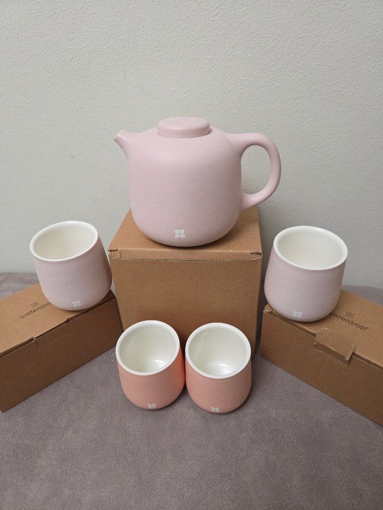 Waterdrop theeset met mokjes nieuw, Overige merken, Nieuw, Ophalen of Verzenden, Overige stijlen
