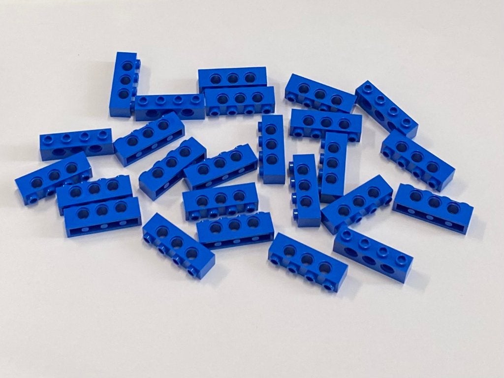 Partij 25x nieuwe 1x4 Lego Technic balken in diverse kleuren, Overige thema's, Lego, Nieuw, Ophalen of Verzenden